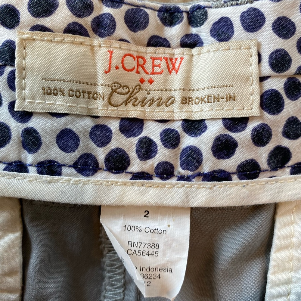 J.Crew Gray Chino Shorts - Picture 3 of 5